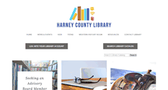Desktop Screenshot of harneycountylibrary.org